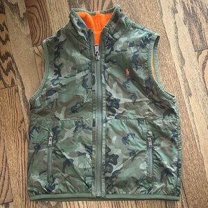 Boys Polo Ralph Lauren Reversible Camo Puffer Vest